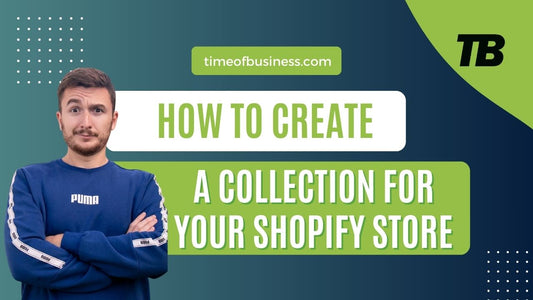 How to create a collection on Shopify - Video tutorial