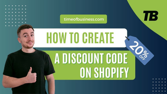 How to create a discount code in Shopify - Video tutorial