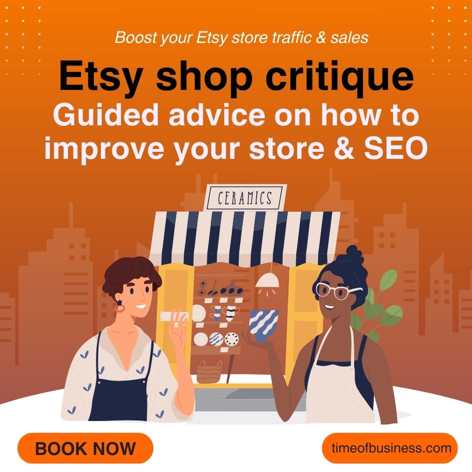 Etsy Shop Critique - Full Etsy Store Audit & Guide to Improve