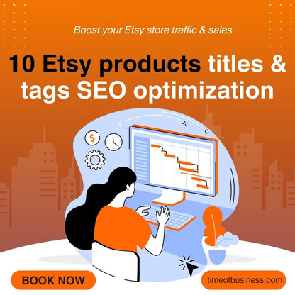 10 Etsy Products SEO Titles & Tags Optimization Service